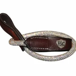 Hot Frontal sparkle Flag's&cup - - cuir avec strass Bridons Et Brides·Frontal