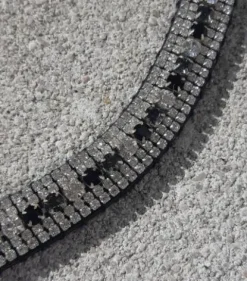 Clearance Frontal strass - , gris et blanc Bridons Et Brides·Frontal