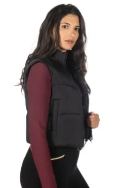 Sale Gilet matelassé cropped Livigno - - Polyester Femme Tenue D'Équitation Femme·Gilets Et Bodywarmer