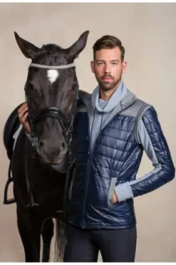 Gilet équitation imperméable DON - - Padded et Softshell Homme Tenue D'Équitation Homme·Gilets Et Bodywarmer
