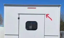 New Gouttière aluminium camion chevaux - 1 mètre Pièces Détachées Van Et Camion