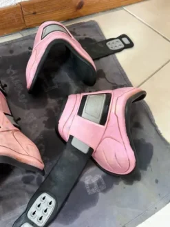 New Guêtres + Protège-boulets HEXA rose – matière imperméab Ensembles Guêtres