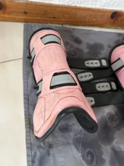 New Guêtres + Protège-boulets HEXA rose – matière imperméab Ensembles Guêtres