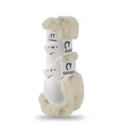 Hot Guêtres antérieurs Genuins mouton synthétique Guêtres De Dressage|Guêtres