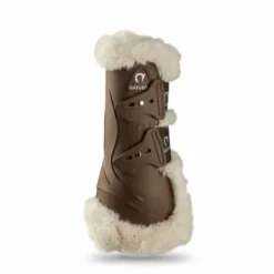 Hot Guêtres antérieurs Genuins mouton synthétique Guêtres De Dressage|Guêtres