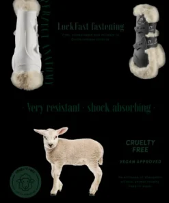 Hot Guêtres antérieurs Genuins mouton synthétique Guêtres De Dressage|Guêtres