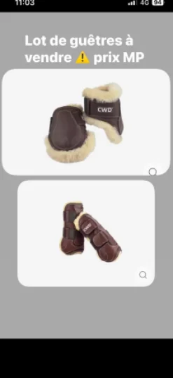 Best Guêtres CWD mouton brune Guêtres