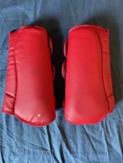 Outlet Guêtres de dressage rouge Guêtres De Dressage|Guêtres