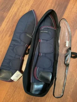 Clearance Guêtres de transport équithème bleu renforcée Guêtres De Transport