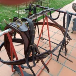 Outlet harnais attelage cuir petit  cheval Harnais D'Attelage|Equipements D'Attelage