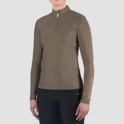 Sale Haut d'entrainement manches longues Luxury -   Femme Tenue D'Équitation Femme·Polos Et Chemises