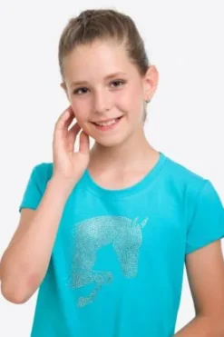 Clearance Haut d'équitation Jumping Star Kids - - Manches courtes Enfant Tenue D'Équitation Enfant·T-Shirts équitation Enfant|Tenue D'Équitation Enfant·Polos Et Chemises