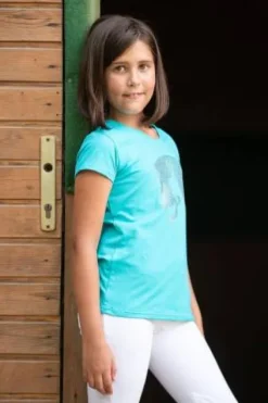 Clearance Haut d'équitation Jumping Star Kids - - Manches courtes Enfant Tenue D'Équitation Enfant·T-Shirts équitation Enfant|Tenue D'Équitation Enfant·Polos Et Chemises