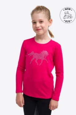 New Haut d'équitation pour enfants CRYSTAL FOAL - - Manches longues Enfant Tenue D'Équitation Enfant·T-Shirts équitation Enfant|Tenue D'Équitation Enfant·Polos Et Chemises