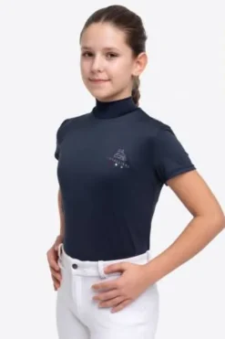 Outlet Haut d'équitation SERENE KIDS - - Manches courtes Enfant Tenue D'Équitation Enfant·T-Shirts équitation Enfant|Tenue D'Équitation Enfant·Polos Et Chemises
