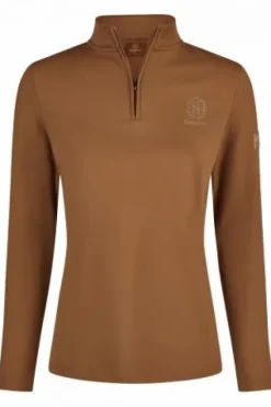 Outlet Haut manches longues zip heritage 2024 - Femme Tenue D'Équitation Femme·Polos Et Chemises