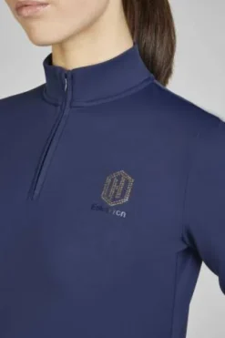 Outlet Haut manches longues zip heritage 2024 - Femme Tenue D'Équitation Femme·Polos Et Chemises