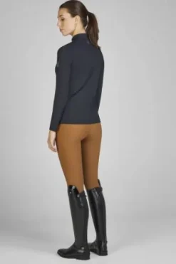 Outlet Haut manches longues zip heritage 2024 - Femme Tenue D'Équitation Femme·Polos Et Chemises