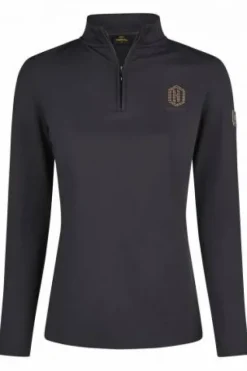Outlet Haut manches longues zip heritage 2024 - Femme Tenue D'Équitation Femme·Polos Et Chemises