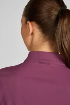 Sale Haut manches longues zip Heritage 2025 - Femme Tenue D'Équitation Femme·Polos Et Chemises