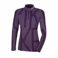 Best Haut Print avec col montant Classic Sports Collection - Femme Tenue D'Équitation Femme·T-Shirts équitation Femme|Tenue D'Équitation Femme·Polos Et Chemises