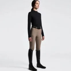 Outlet Haut technique manches longues - - Tissu technique Femme Tenue D'Équitation Femme·T-Shirts équitation Femme|Tenue D'Équitation Femme·Polos Et Chemises