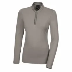 Outlet Haut zippé avec col montant Sélection Collection - Femme Tenue D'Équitation Femme·T-Shirts équitation Femme|Tenue D'Équitation Femme·Polos Et Chemises