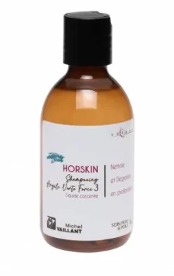 New Horskin Shampooing Liquide Concentré Argile Verte Force 3 Shampoings Pour Chevaux