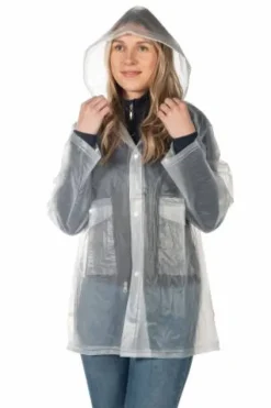 New Imperméable Transparent Vêtements De Pluie