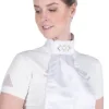 Lavallière satinée abby rosegold - - strass Femme Tenue De Concours Femme·Plastrons|Les Accessoires De Concours·Plastrons D'équitation