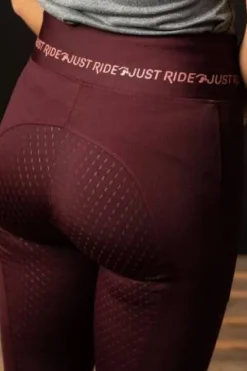Clearance Legging Equitights Just Ride Rosegold Full Grip - Harry's Horse Femme Tenue D'Équitation Femme·Leggings D'équitation