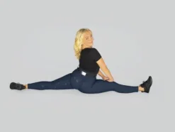 Hot Legging Marine Argent - Femme Tenue D'Équitation Femme·Leggings D'équitation