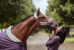 Clearance Licol doublé mouton et longe - Orchid Bloom Licols Et Longes
