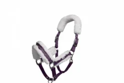 Clearance Licol doublé mouton et longe - Orchid Bloom Licols Et Longes