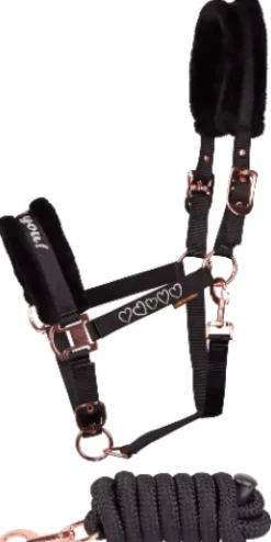 New Licol et longe Love - Harry's Horse - Doublé en fausse fourrure Licols Et Longes