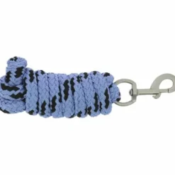 Outlet Longe Jacquard 2m Bleu - - Confort et résistance Licols Et Longes