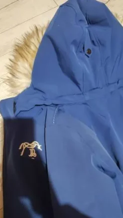 Hot Manteau Pénélope bleu - XS Enfant Tenue D'Équitation Enfant·Parka, Blouson, Doudoune Enfant