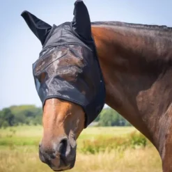 Hot Masque anti-mouches Flyshield oreilles - Harry's Horse - Confort optimal Masques Anti-Mouches