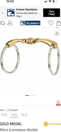 Online Mors à anneaux double brisure Anatomical Roll Mors Et Embouchures