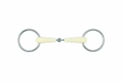 Online Mors à anneaux loose ring simple brisure ribbé - Mors Et Embouchures