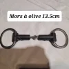 New Mors à olive avec caoutchouc noir simple isure 13,5cm Mors Et Embouchures