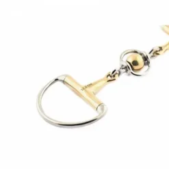 Hot Mors à olives double brisure inox et boule en german silver - Mors Et Embouchures