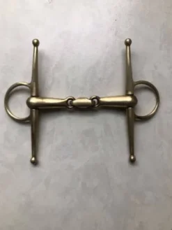 Clearance Mors aiguille cheval double brisure cyprium 125cm Mors Et Embouchures