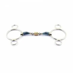 Discount Mors Blue Steel Pessoa avec anneaux en cuivre - Jump'in Mors Et Embouchures