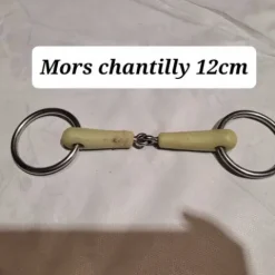 New Mors chantilly avec embout vert simple isure 12cm Mors Et Embouchures