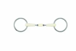 Hot Mors double brisure loose ring - inox Mors Et Embouchures