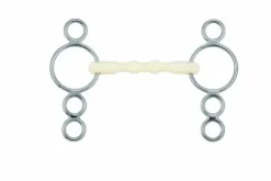 Online Mors droit 4 anneaux mullen - - acier inoxydable Mors Et Embouchures