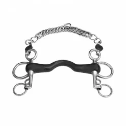 Online Mors Pelham petites branches caoutchouc rigide - Jump'in Mors Et Embouchures