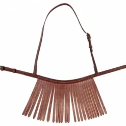Online Muserolle à franges 100% cuir Bridons Et Brides·Muserolle