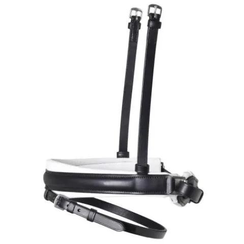 Online Muserolle doublée blanc - Bridons Et Brides·Muserolle